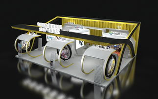 三类机动车维修展位的3D效果图设计策略