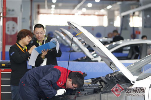 2019年“三区三州”职业技能大赛昆明开赛，机动车维修高手同台竞技展风采